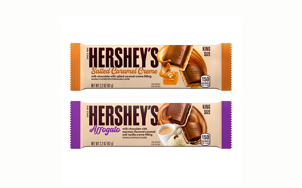 Hershey's launches two new chocolate bars