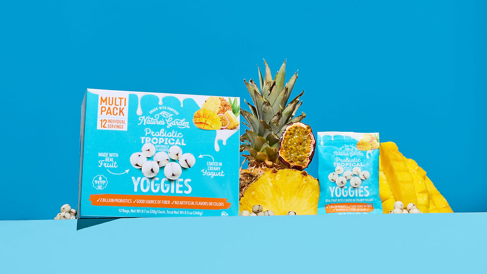 Nature’s Garden adds tropical variety to Probiotic Yoggies range