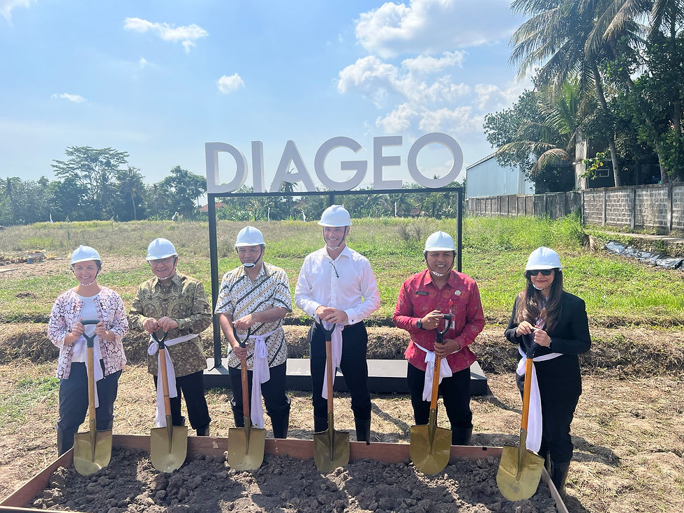 Diageo breaks ground on new Bali facility