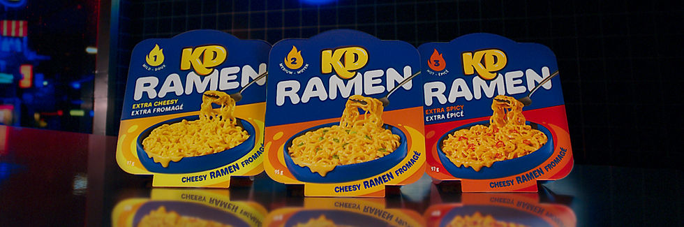 Kraft Dinner enters ramen category with new cheese-based range
