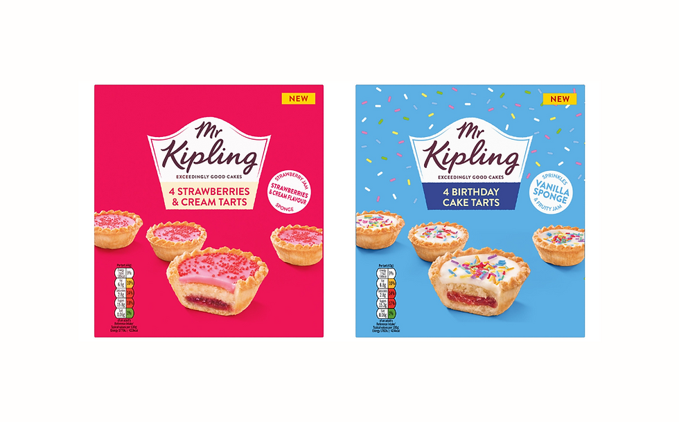 Mr Kipling expands product range with new tart flavours