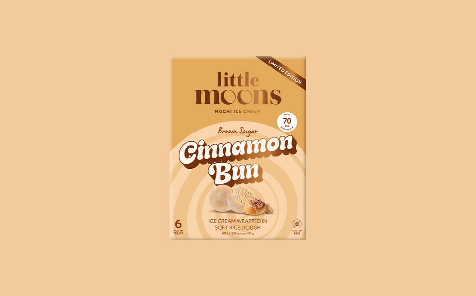 Little Moons unveils new cinnamon bun-flavoured mochi ice cream