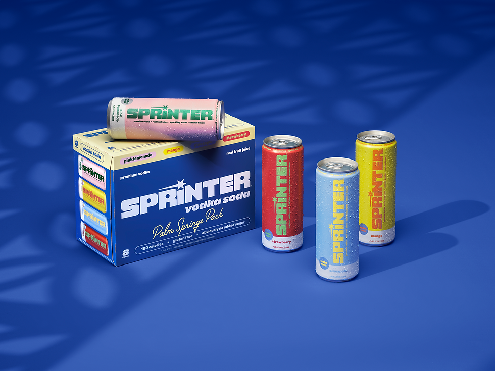 Sprinter launches new Palm Springs Vodka Soda variety pack