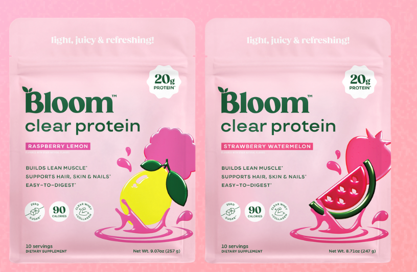 Bloom Nutrition to launch Clear Protein drink at Target in 2026