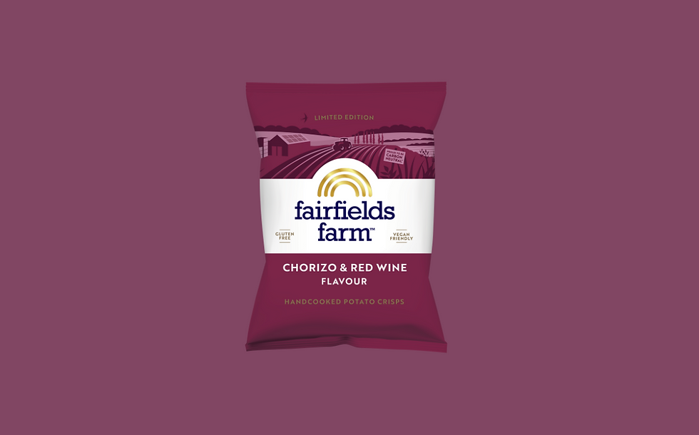 Fairfields Farm to launch limited-edition Chorizo & Red Wine-flavoured crisps