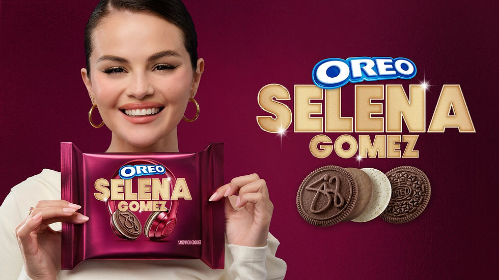 Oreo unveils limited-edition cookie collaboration with Selena Gomez