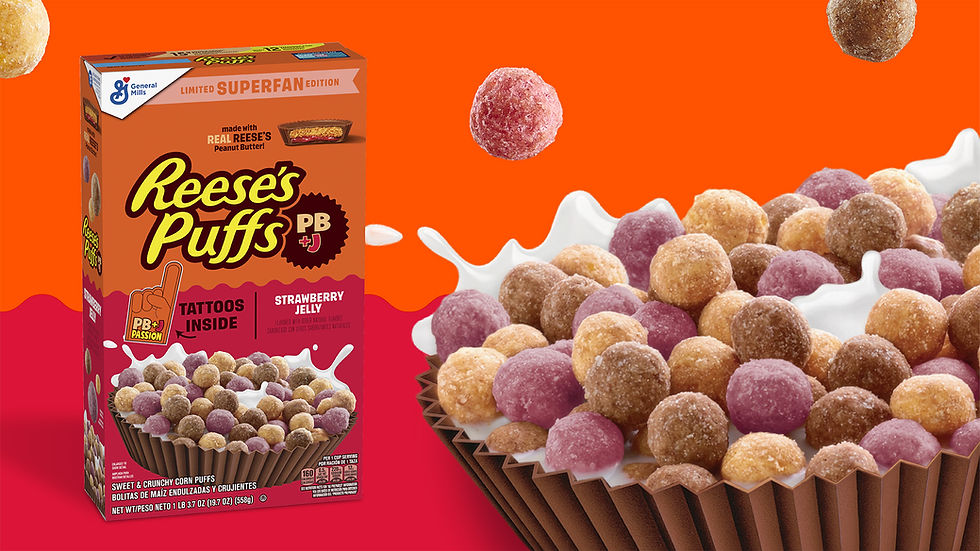 Reese’s Puffs launches limited-edition PB&J cereal