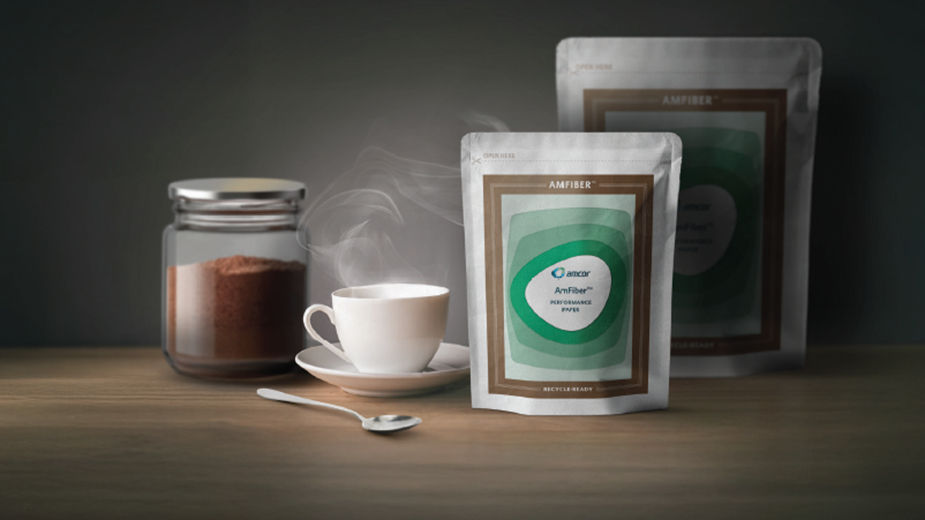 Amcor launches recyclable paper-based pouch for dry beverages