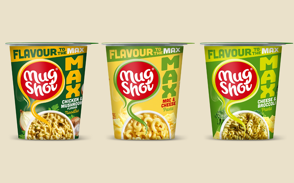 Symington’s unveils new Mug Shot Max pasta and noodle range