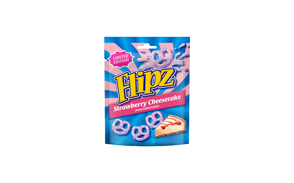 Pladis launches limited-edition Strawberry Cheesecake Flipz