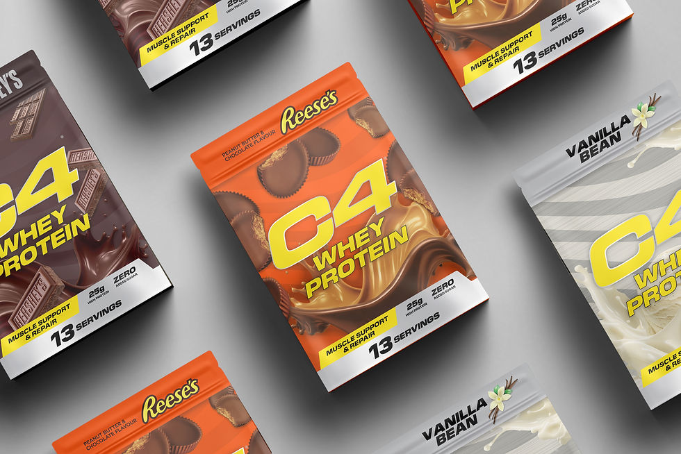 C4 launches first protein powder in UK in partnership with Hershey
