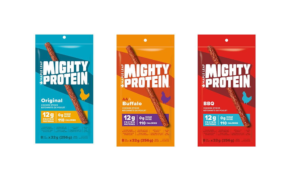 Maple Leaf Foods launches new Mighty Protein chicken sticks in Canada