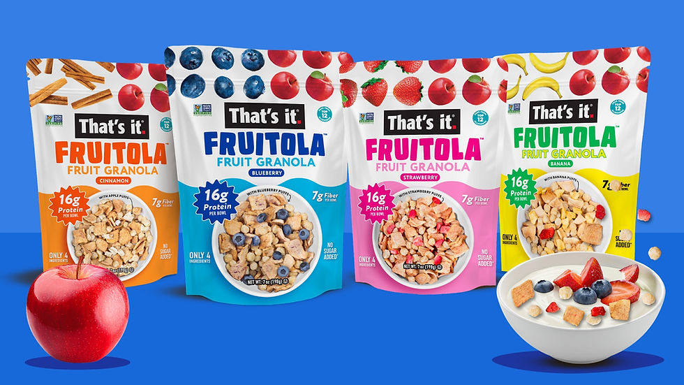 That's It launches fruit-based granola at Target