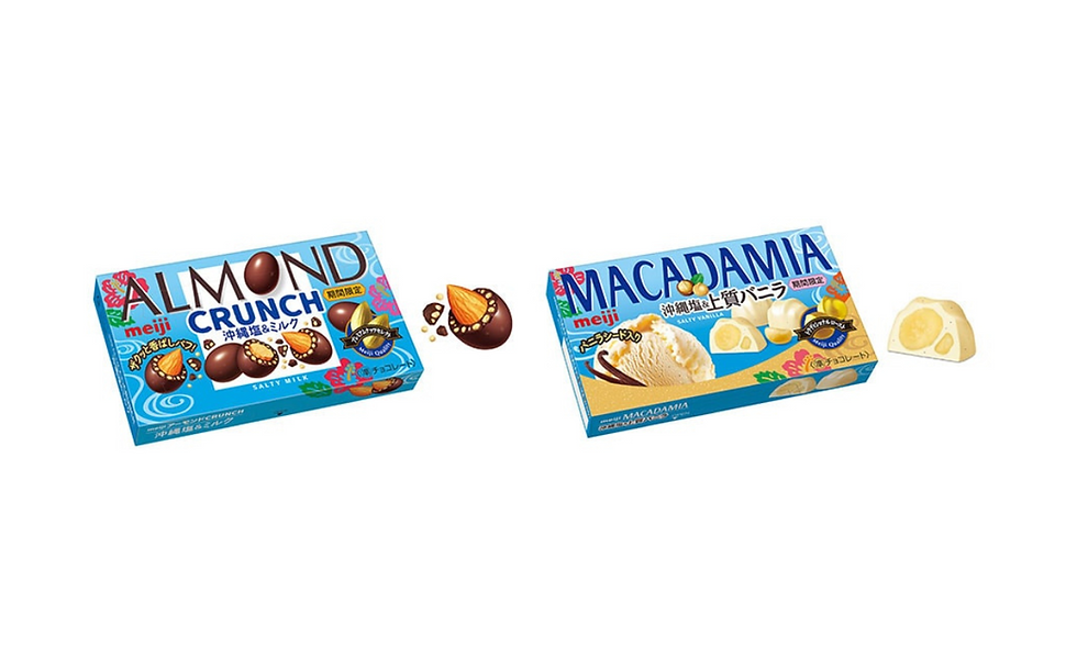 Meiji launches new limited-edition Okinawa salt chocolate varieties