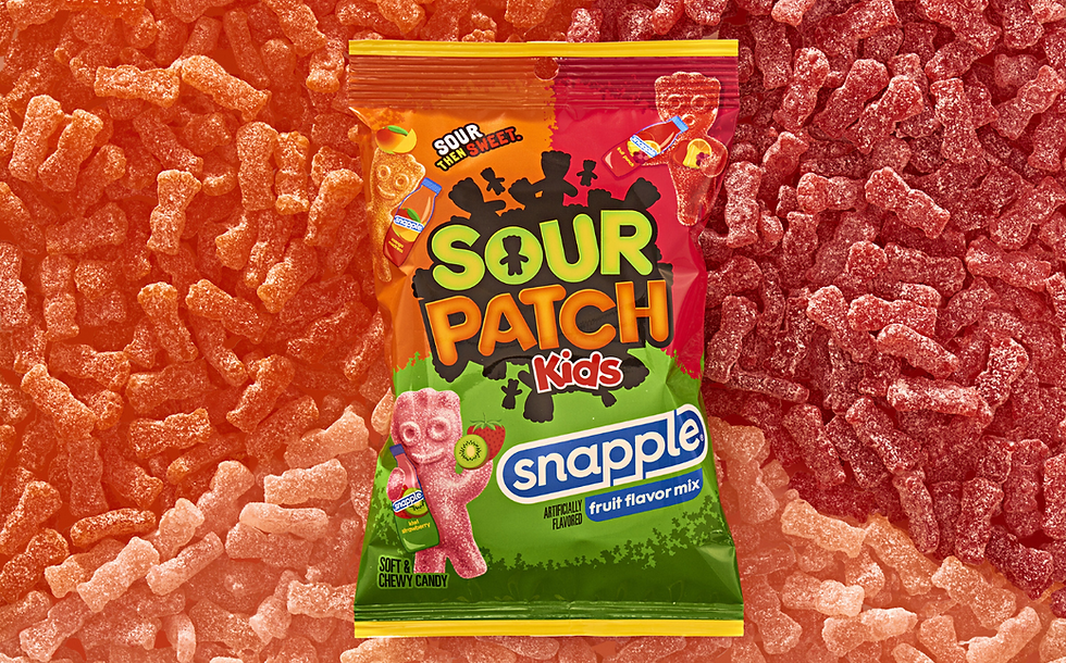 Sour Patch Kids and Snapple partner on new sweets