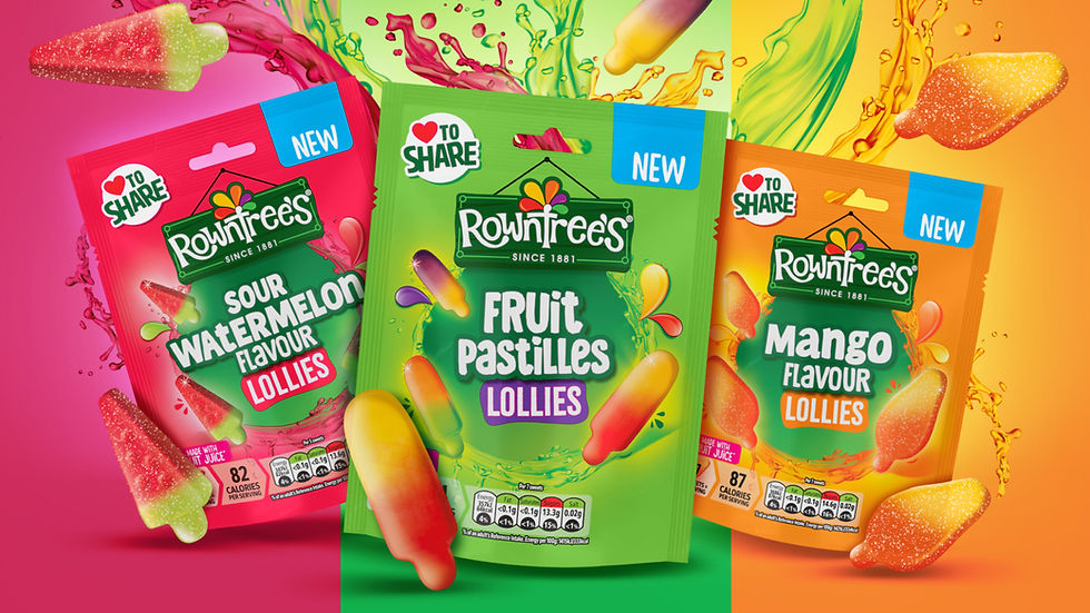 Rowntree’s launches freezer-free Lollies range inspired by Ice Lollies