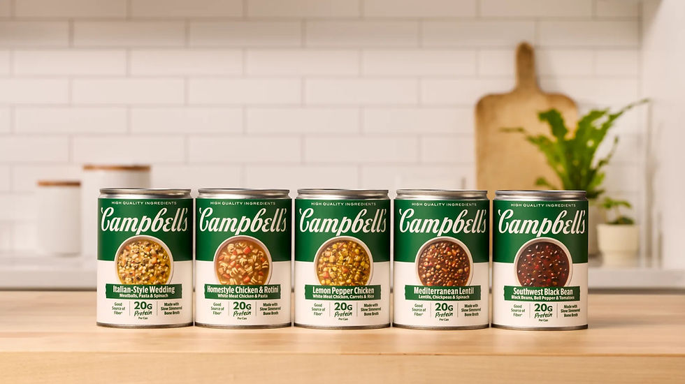 Campbell’s launches protein soup range in US