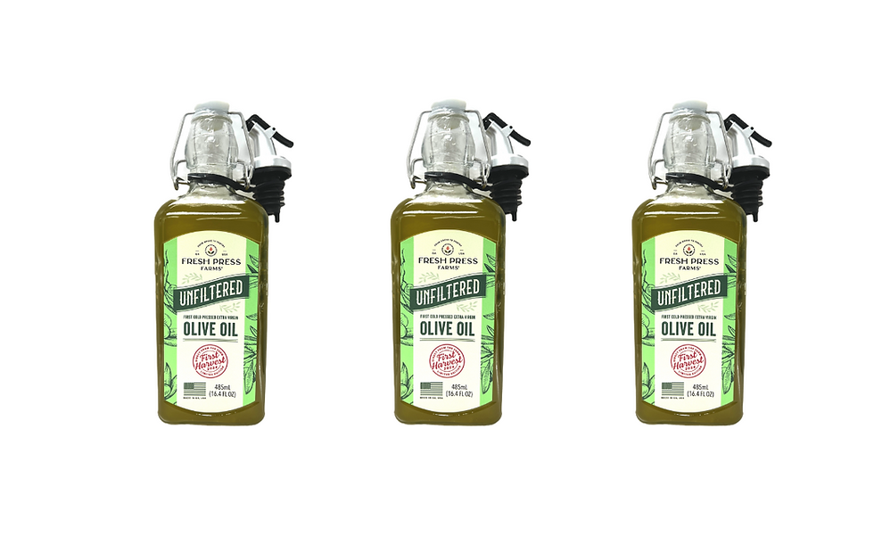 Fresh Press Farms unveils unfiltered extra virgin olive oil