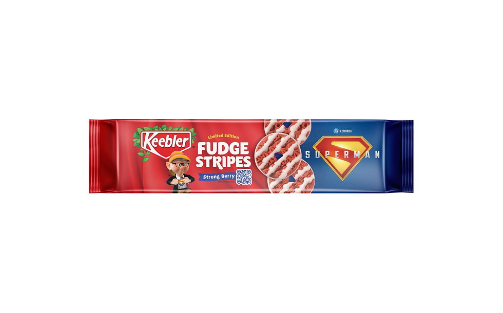 Keebler unveils limited-edition Superman Fudge Stripes
