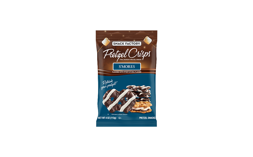 Snack Factory introduces limited-edition s’mores pretzel crisps