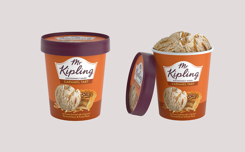 Mr Kipling adds caramel tart flavour to ice cream range