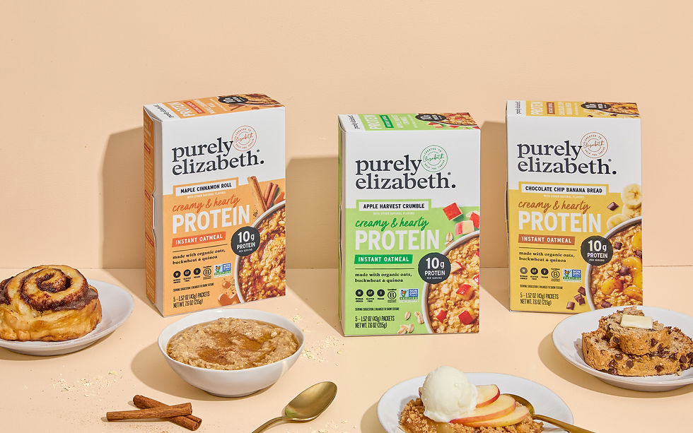 Purely Elizabeth launches plant-based Protein Oatmeal line in US