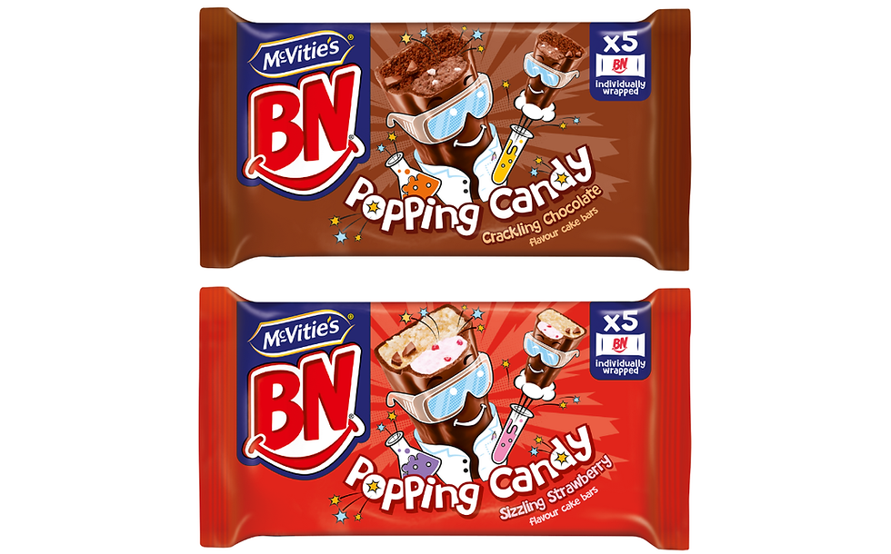 Pladis expands McVitie’s BN line with popping candy cake bars