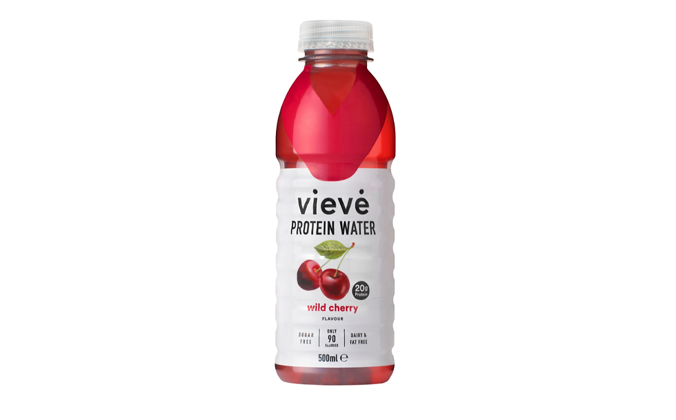 Vievé launches wild cherry-flavoured protein water