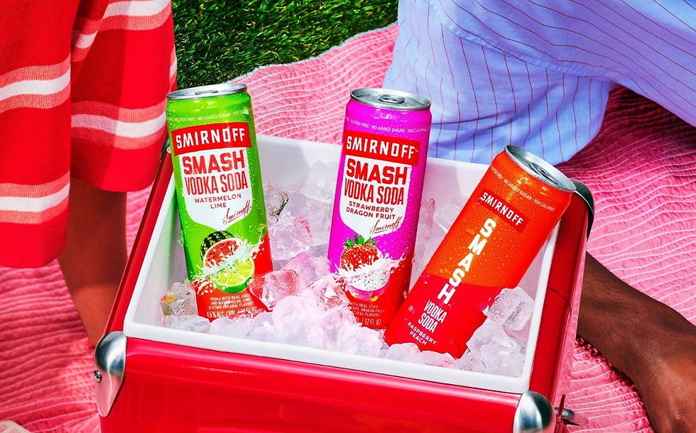 Smirnoff introduces new RTD vodka soda line