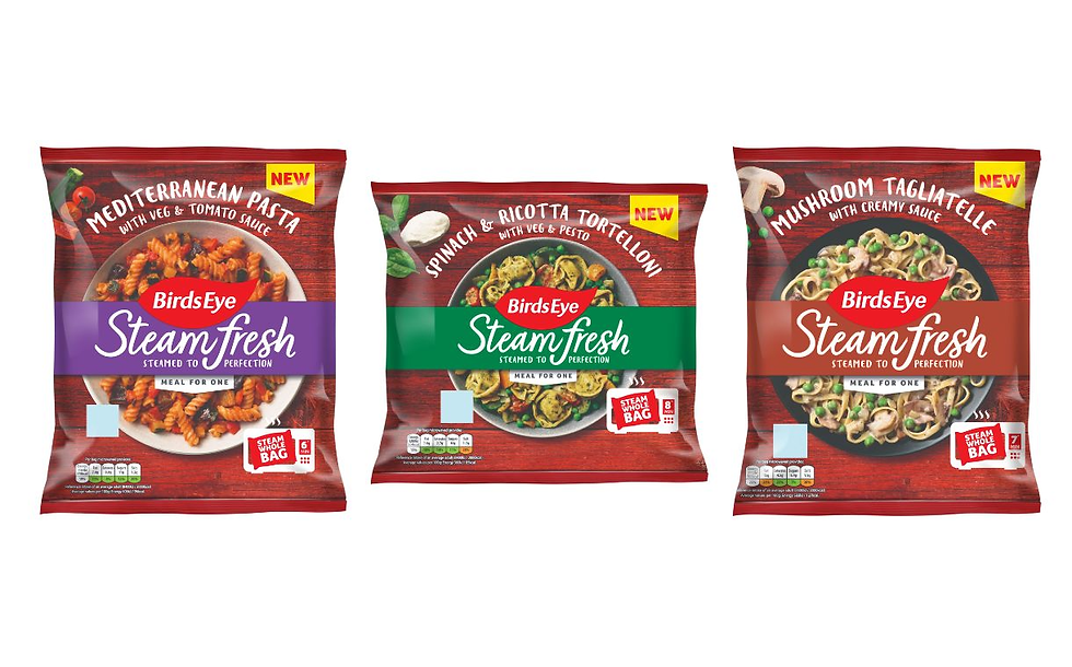 Birds Eye expands portfolio with new trio of Steamfresh meals