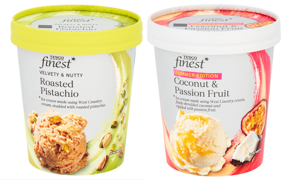 Tesco launches £3 ice creams