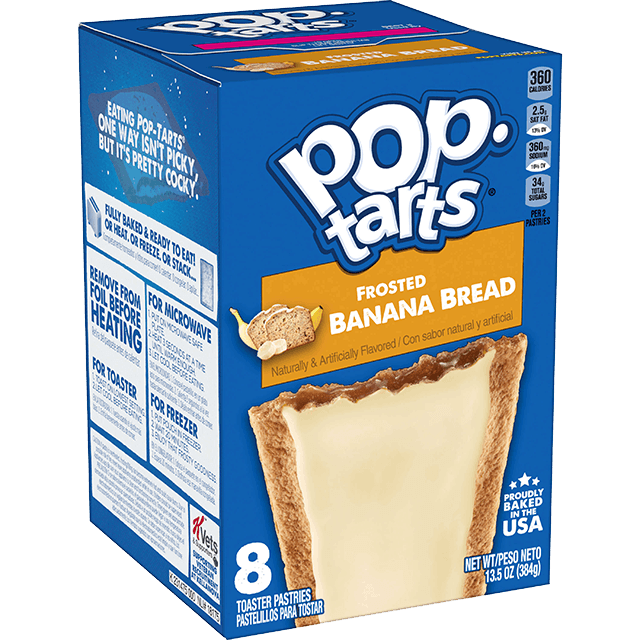 Pop-Tarts releases limited-edition frosted banana bread flavour