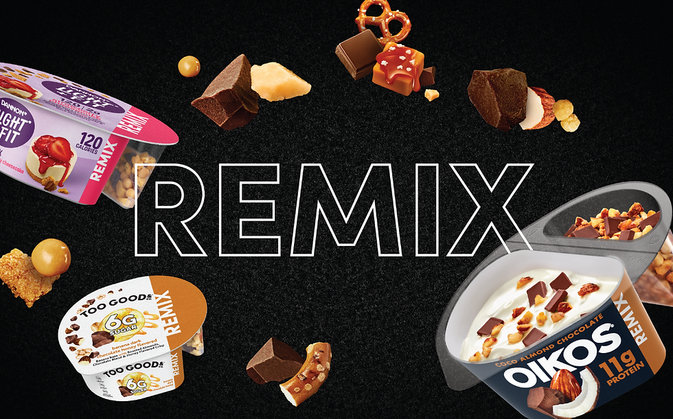 Interview: Danone's Remix yogurt line creates a stir in snacking