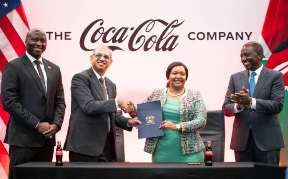 Coca-Cola to invest up to $175m in Kenya in next five years