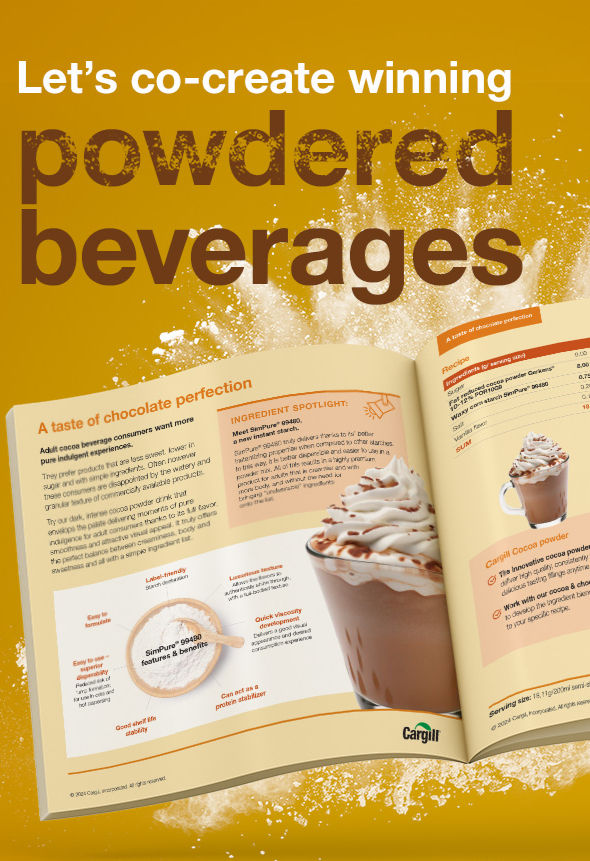 Cargill’s powdered beverages recipe booklet