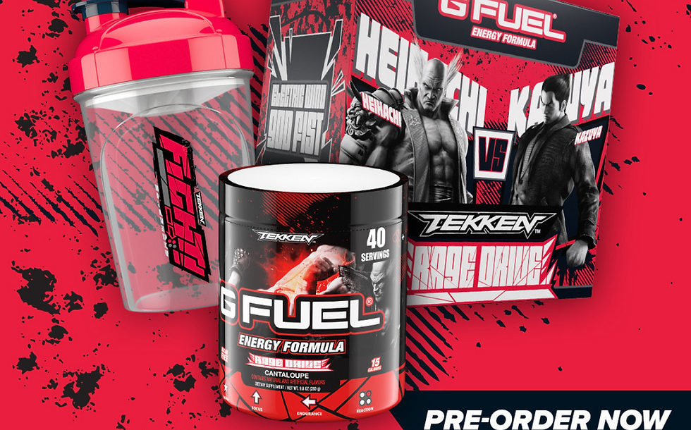 G Fuel and Bandai Namco partner to launch energy formula flavour
