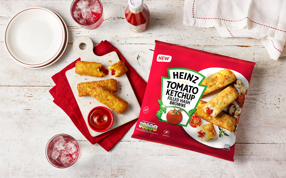 Heinz launches tomato ketchup filled hash browns