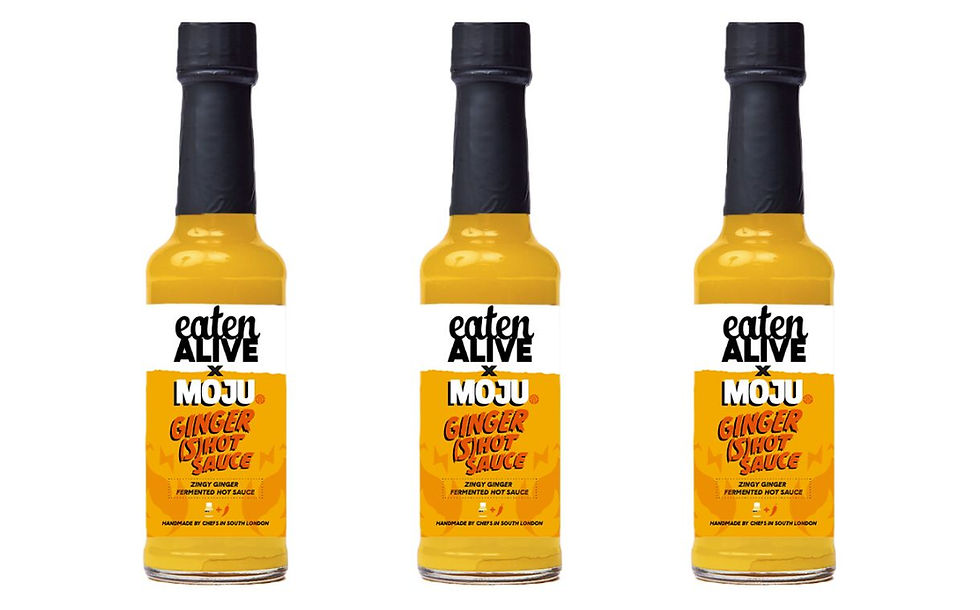 Moju unveils ginger hot sauce in collaboration with Eaten Alive