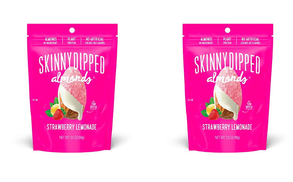 SkinnyDipped unveils limited-edition Strawberry Lemonade Almonds