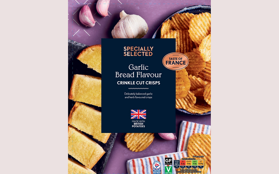Aldi launches garlic bread-flavoured crisps