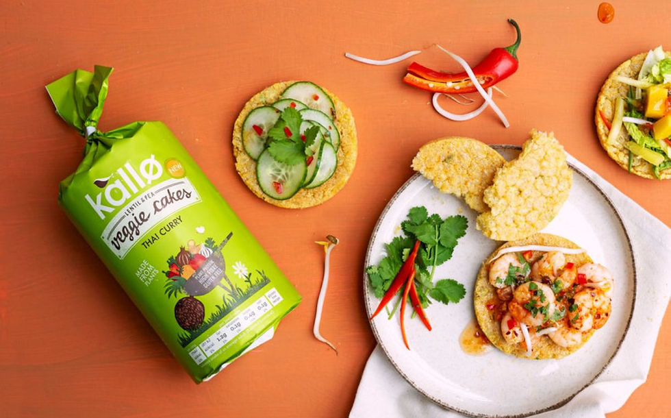 Kallø introduces Thai curry-flavoured veggie cakes