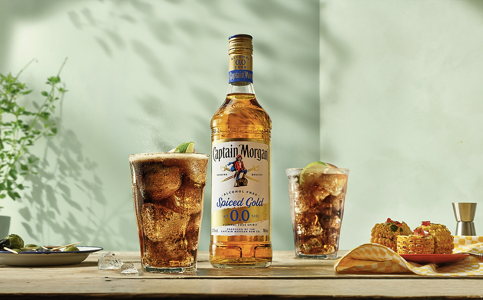 Captain Morgan enters alcohol-free market with Spiced Gold 0.0%