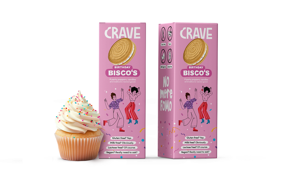 Crave to launch free-from-sandwich cookies