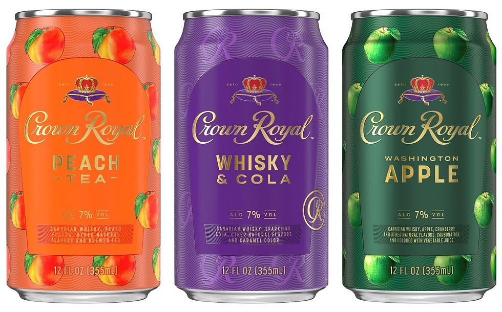 Diageo launches new Crown Royal RTD cocktails