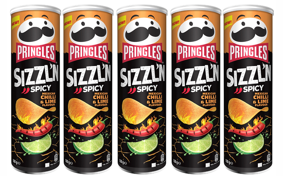 Pringles adds Mexican Chilli & Lime flavour to Sizzl'N range