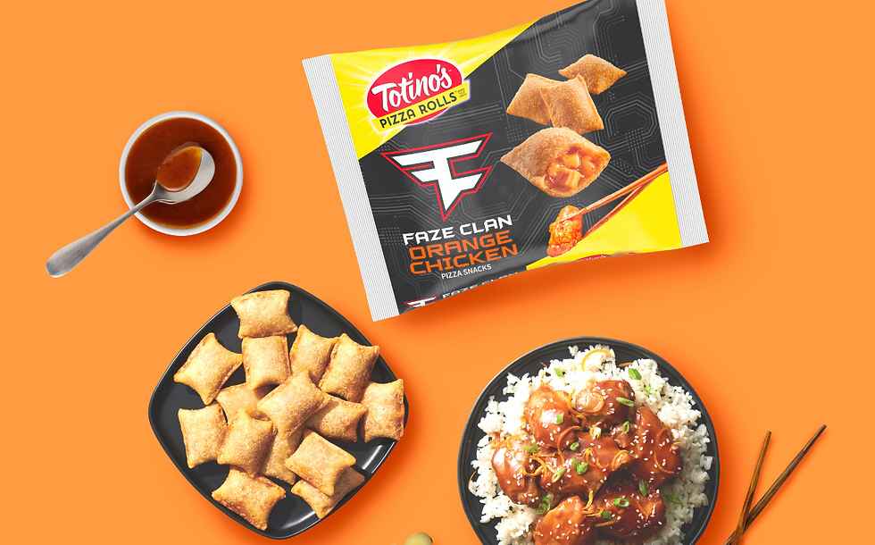 Totino’s and FaZe Clan partner for orange chicken pizza rolls