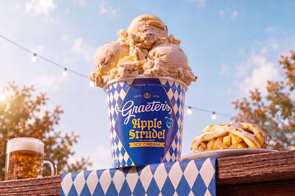 Graeter’s Ice Cream launches autumn early with new Apple Strudel flavour
