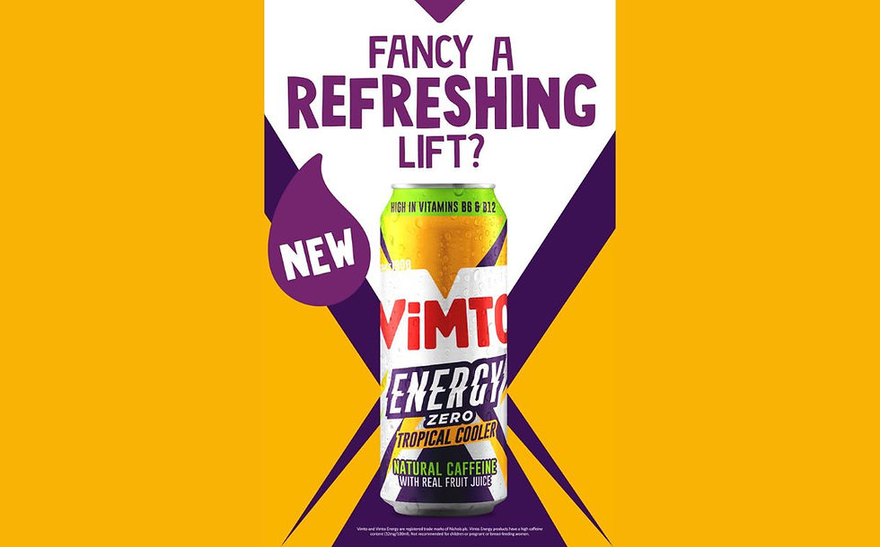 Nichols accelerates energy drinks growth with Vimto Energy Tropical Cooler launch