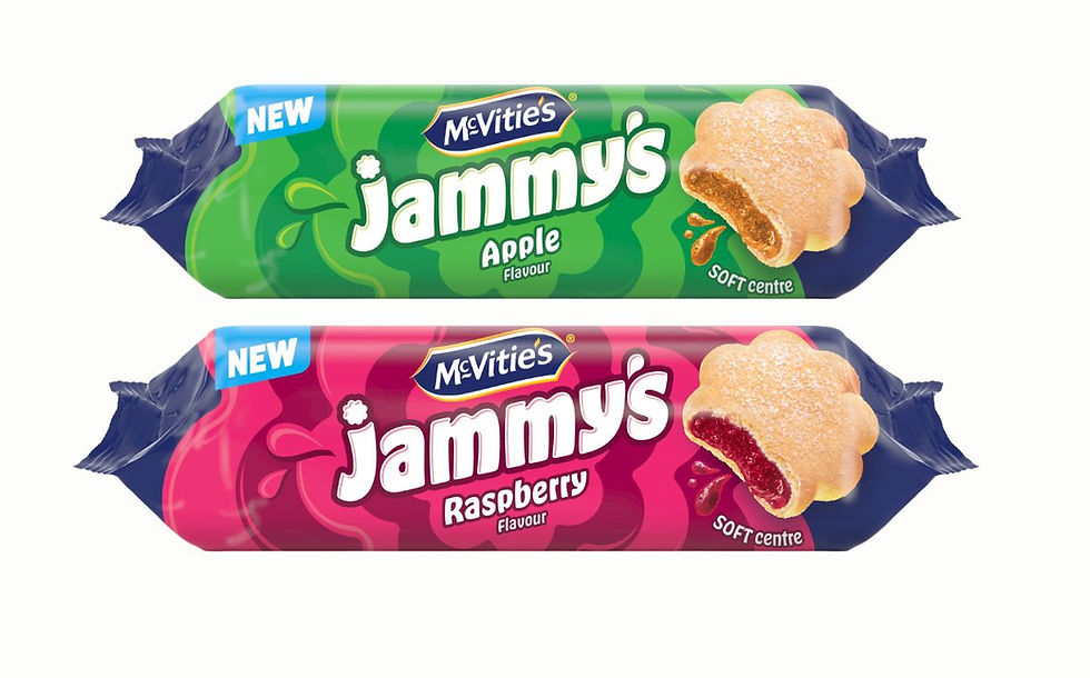 McVitie’s expands Jammy’s range with new fruit flavours
