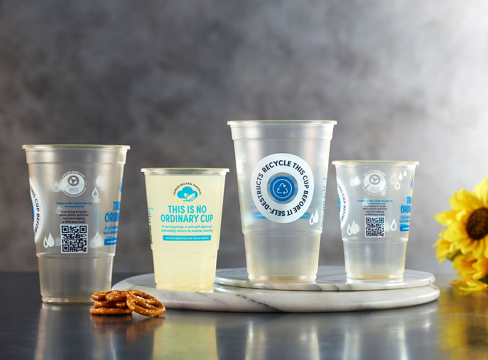VeriGreen Plus, 'world's first' biotransformable cup, to debut in 2026